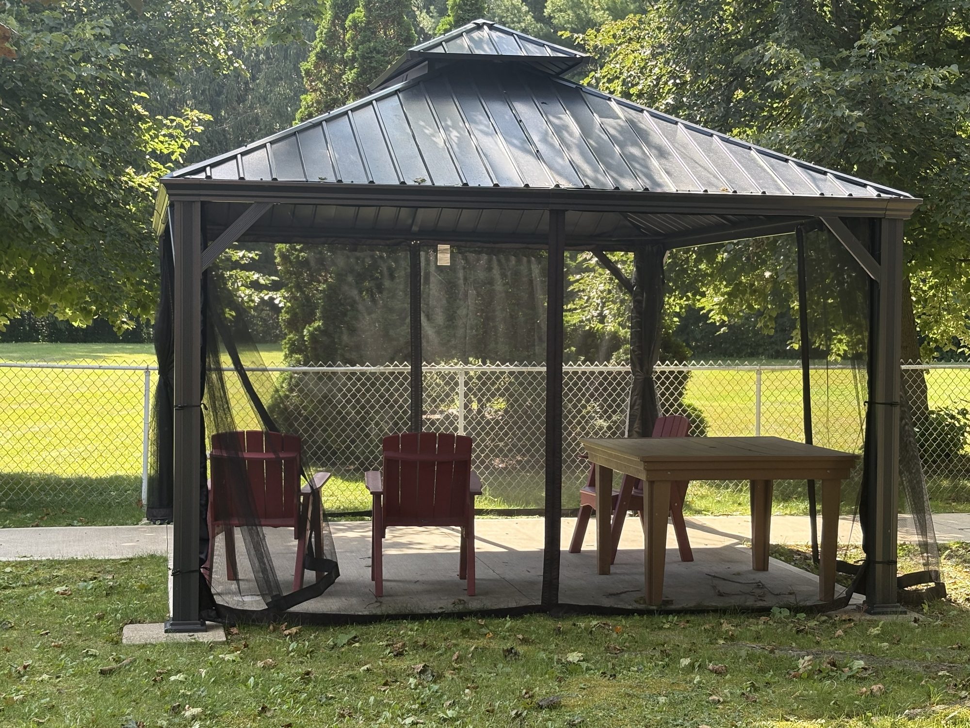 Gazebo Dining Area